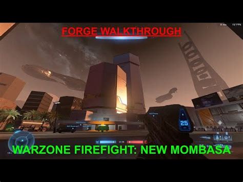 WARZONE FIREFIGHT NEW MOMBASA Forge Walkthrough HALO INFINITE