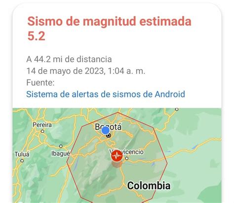 Atenci N Temblor Bogot Y Colombia Hoy D A De Las Madres Hasta Google