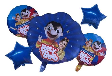 Kit Globos Metalizados De Bely Y Beto Para Fiesta Cumplea Os En Venta