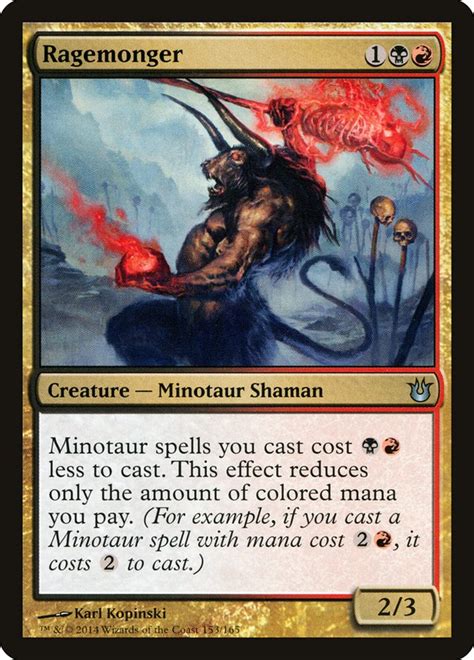 Pioneer Rakdos Aggro Midrange Minotaurs Deck By Snapjaw Mtg Decks