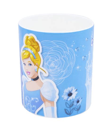 Caneca De Porcelana Na Lata Cinderela Princesas Disney 350ml