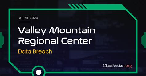 Valley Mountain Regional Center Data Breach Lawsuit | ClassAction.org