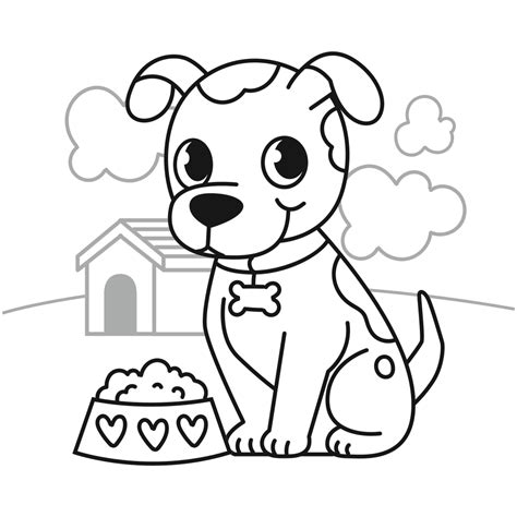 Puppy Coloring Pages Printable Images