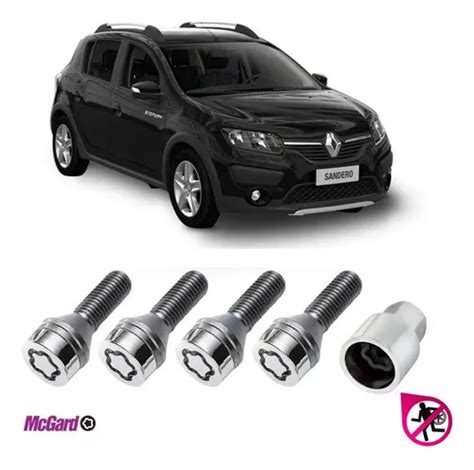 Kit Parafuso Trava Antifurto Roda Renault Sandero Original Mercadolivre