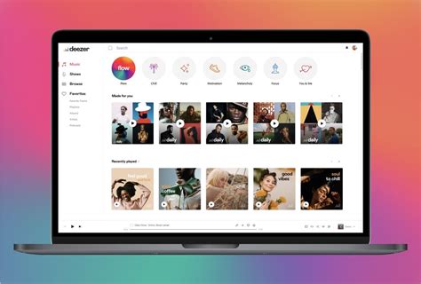 Mood-based Deezer Flow feature is now available on desktop - Deezer ...