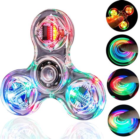 Steemjoey LED Kristall Fidget Spielzeug für Kinder Erwachsene LED