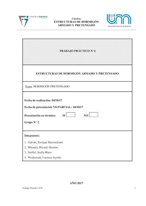 PDF Cátedra ESTRUCTURAS DE HORMIGÓN ARMADO Y PRETENSADO