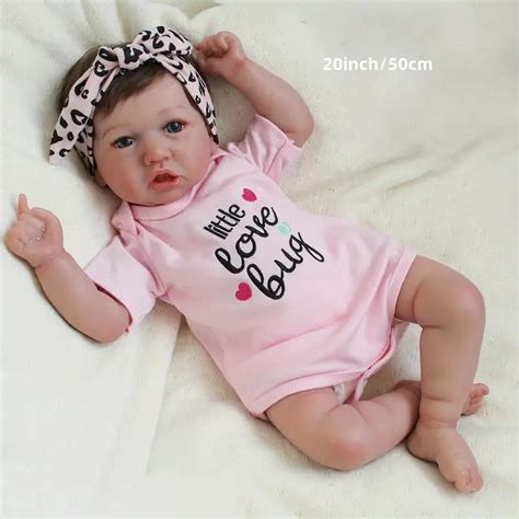 Reborn Baby Dolls 20 Inch 50 Cm Realistic Baby Doll Saskia Temu