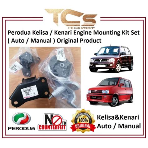 Perodua Kelisa Kenari Engine Mounting Kit Set Auto Manual