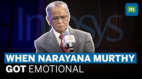 Watch Infosys Founder Narayana Murthy Chokes While Talking About His Sacrifices Youtube