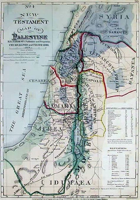 New Testament Palestine Map