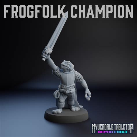 Descargar Frogfolk Champion De Nyverdale Tabletop