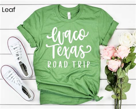 Waco Texas Road Trip Shirt Waco Shirt Waco Texas Shirt Waco Etsy