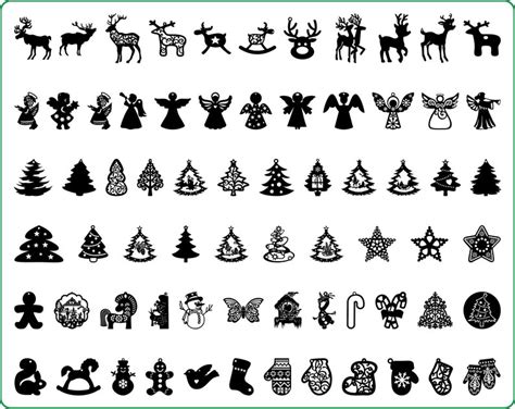 267 Christmas Ornament Svg Bundle Tree Ornament Svg File Christmas