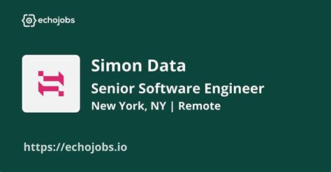 Simon Data Is Hiring Senior Software Engineer Usd 150k 200k New York