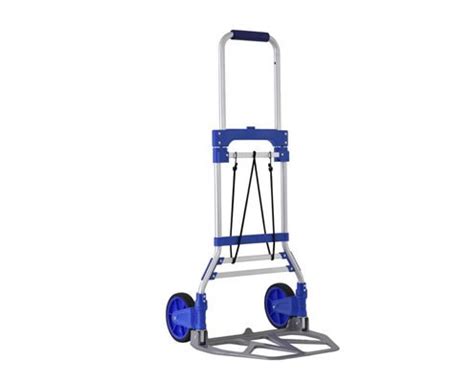 265lb Aluminum Foldable Hand Trolley Dolly Luggage Trolley Cart ...