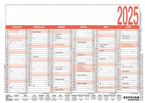 Arbeitstagekalender A X Cm Monate Auf Seite