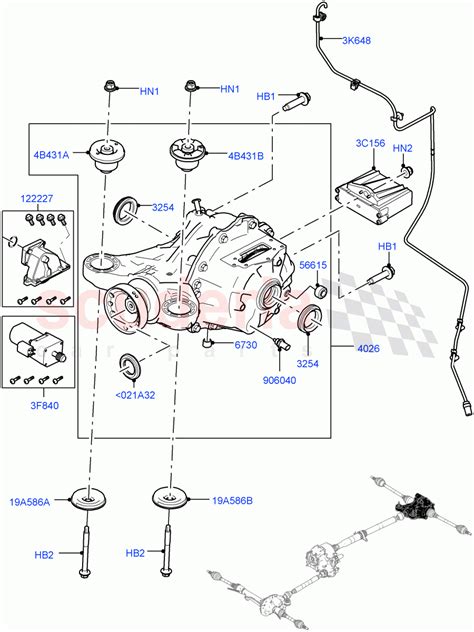 Rear Axle Solihull Plant Build Electronic Locking Differential V