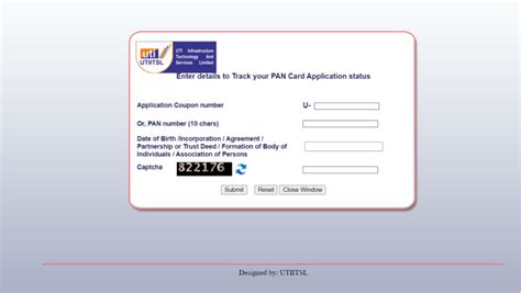 Check PAN Card Application Status Online NSDL And UTIITSL