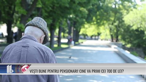 Vești bune pentru pensionari Cine va primi cei 700 de lei YouTube