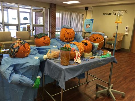 Hospital pumpkin carving contest