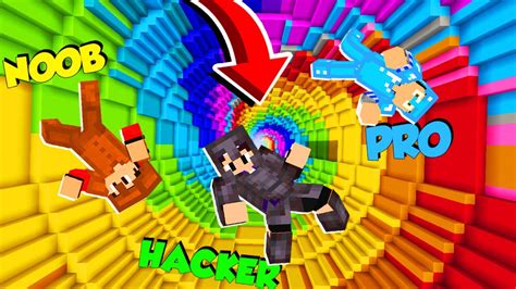 N O Caia No Buraco Errado De Noob Vs Pro Vs Hacker No Minecraft Youtube