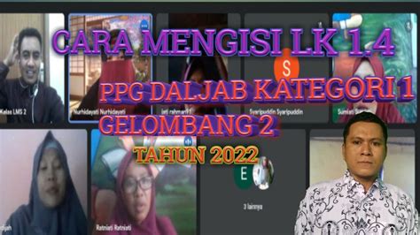 CARA PENGISIAN LK 1 4 MASALAH TERPILIH YANG HARUS DISELESAIKAN PPG