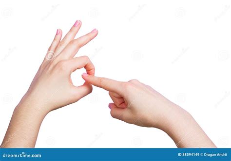 Hand Of Girl Doing Sex Gesture Stock Image Image Of Intercourse Jerk