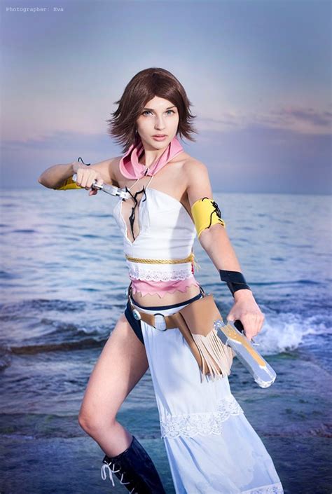 Yuna Cosplay, Yuna Final Fantasy, Yuna Costume, Yuna FF X2, Yuna Staff ...