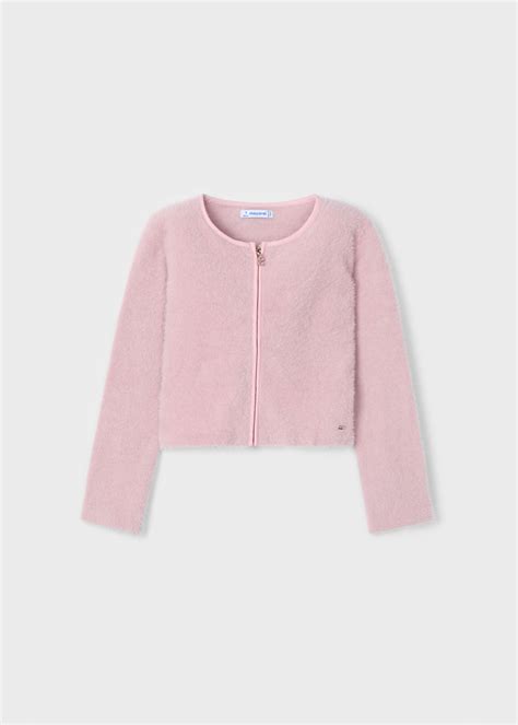 Casaco Tricot Fecho Menina Nude Mayoral