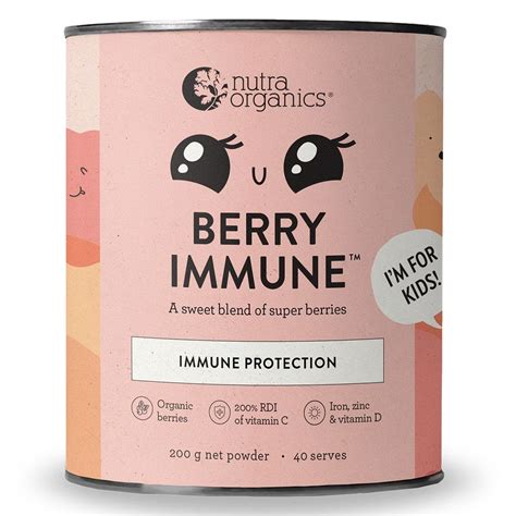 Nutra Organics Berry Immune 200g