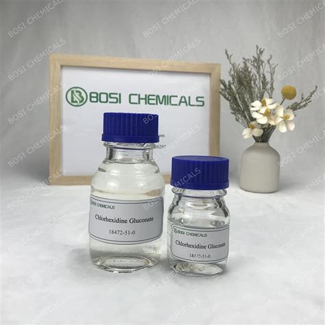 CAS No 18472 51 0 Chlorhexidine Gluconate Disinfectant For Antibacterial