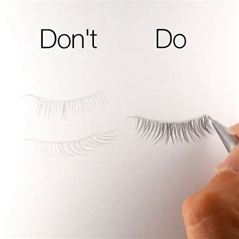 How To Draw Eyelashes Closed Eye