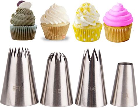 Amazon FantasyDay 4 Piece Stainless Steel Piping Tips Piping