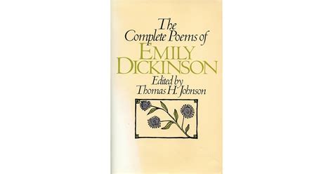 The Complete Poems Of Emily Dickinson By Emily Dickinson