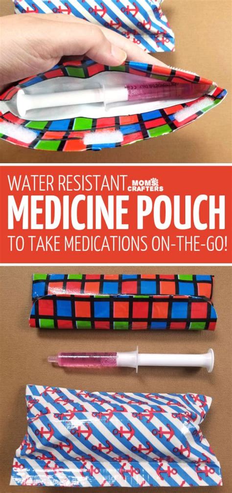 Medicine Pouch - Make a DIY Waterproof Pouch for medications!