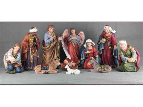 Gatto And Co Nativity Set Resin 11pcs 200mm