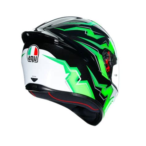 Casque AGV K1 Krypton Black Green Modification Motorcycles