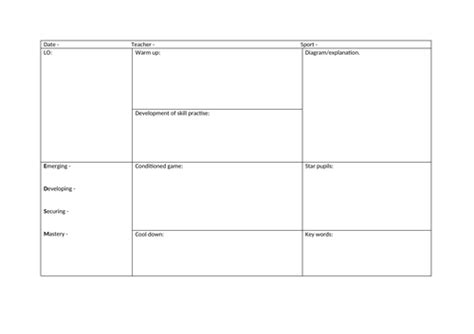 Btec Lesson Plan Whiteboard And Self Assess Worksheet Teaching Resources