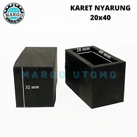 Jual Alas Karet Kaki Kursi Meja Hollow 2x4 Nyarung Jakmall