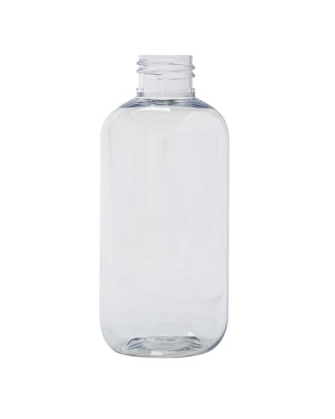 6oz 24 410 Clear PET Boston Round Bottle Paramount Global