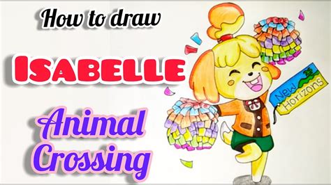 How To Draw So Cute Isabelle From Animal Crossing New Horizon Video