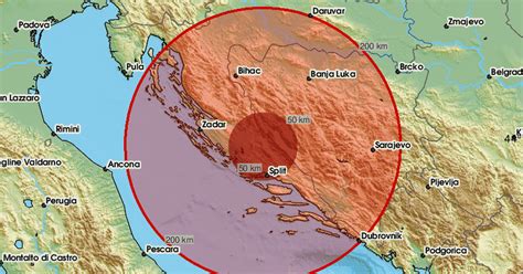 Potres jačine 3 8 po Richteru zatresao je Dalmaciju Odmah smo skočili