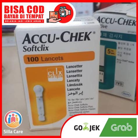 Jual JARUM BLOOD LANCET ACCU CHECK SOFTCLIX ISI 100 PCS Shopee Indonesia