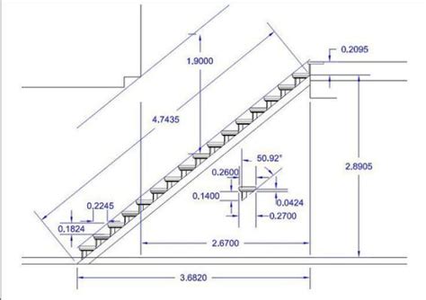 Imagini Pentru Escalera En L Medidas Plano Escalera Dise O De