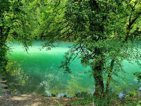 Randonnée pédestre des grangeons au Lac Bleu à Ambérieu en Bugey