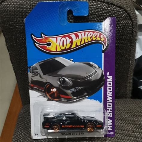 PORSCHE HOT WHEELS Hitam 風火輪保時捷 GT RS 黑色黑色 HW 陳列室 蝦皮購物