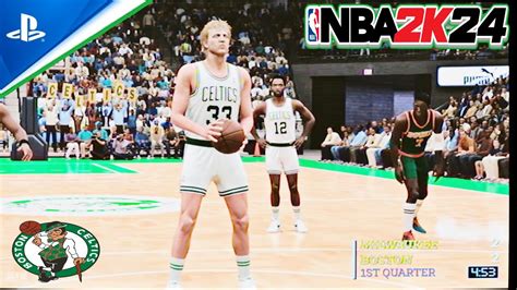 Nba 2k24 Ps5 4k Gameplay Hof Bird Vs Moncrief🔥bird Era🔥boston