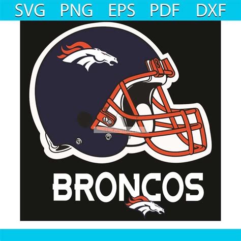 Logo Denver Broncos Helmet Svg, Sport Svg, Helmet Svg, Denve - Inspire ...