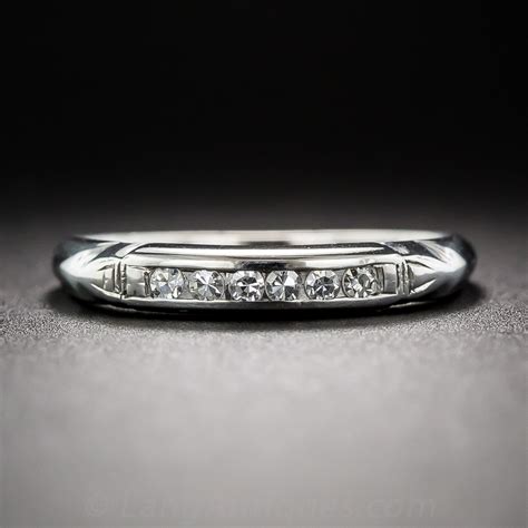 Vintage Diamond Wedding Band